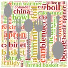 Kitchen, Year Kitchen 1, Word Cloud