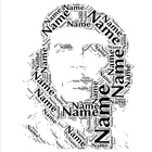Any face, Name, Word Cloud Any face, Name, Word Cloud