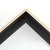 This medium, L-shaped canvas floater frame features Natural Woodgrain detail, and a 3/8 " flat face.
*Note: These solid wood, custom canvas floaters are for stretched canvas prints and paintings, and raised wood panels.