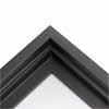 This solid wood canvas floater frame features a Matte Black finish with wood grain detailing.
Display your favourite gallery wrapped Giclée print or painting with authentic, fine art style. This floater frame is ideal for medium to extra large canvases mounted on thick (1.5 " deep) stretcher bars.
*Note: These solid wood, custom canvas floaters are for stretched canvas prints and paintings, and raised wood panels.