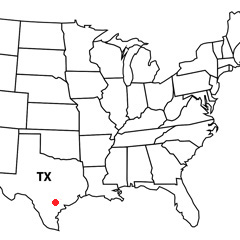 The location of San Antonio within the US state of Texas