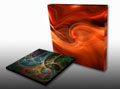 Sample abstract artworks